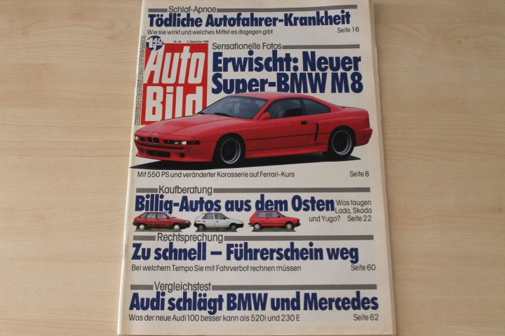 Deckblatt Auto Bild (49/1990)